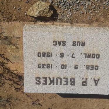 BEUKES A.P. 1939-1980