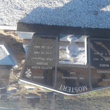 MOSTERT Johannes Maree 1907-1978 &amp; Aletta Alida Regina GAGIANO 1906-2003