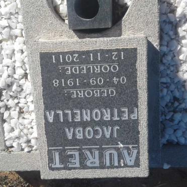 AURET Jacoba Petronella 1918-2011