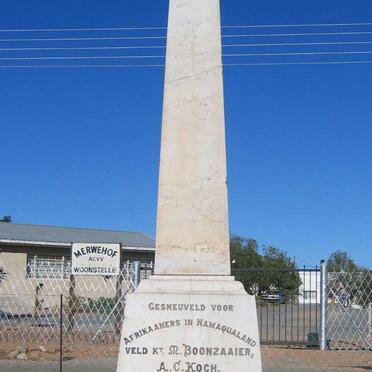 Northern Cape, KAMIESKROON, NG Kerk, monumente