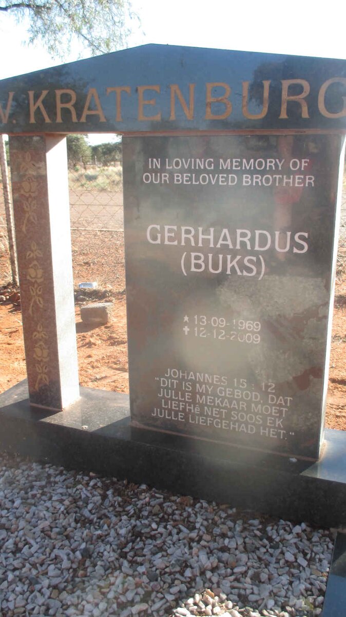 KRATENBURG Gerhardus, v. 1969-2009