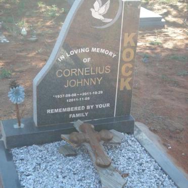 KOCK Cornelius Johnny 1937-2011