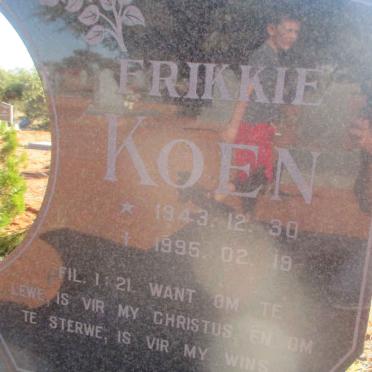 KOEN Frikkie 1943-1995