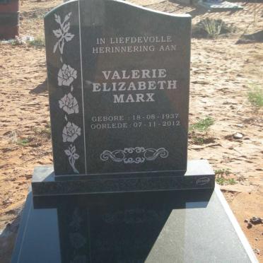 MARX Valerie Elizabeth 1937-2012