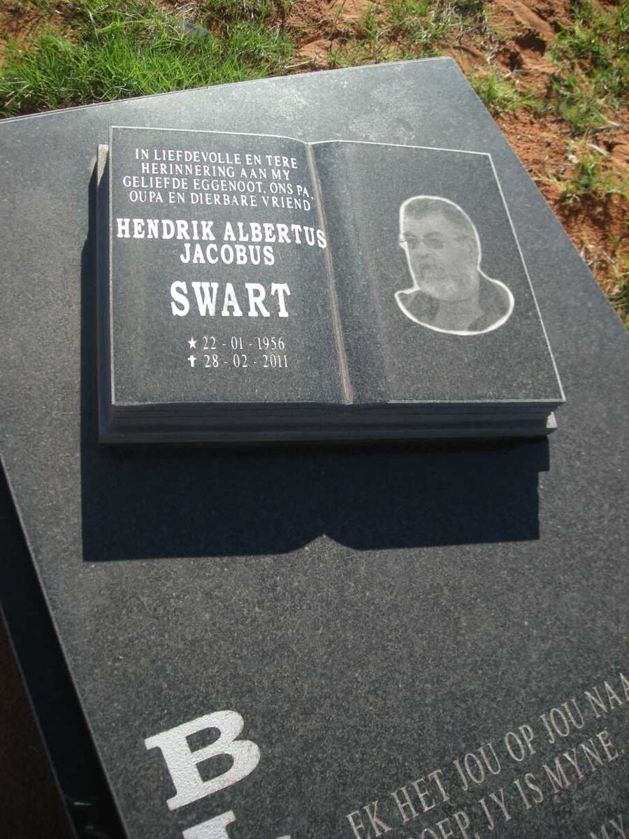 SWART Hendrik Albertus Jacobus 1956-2011