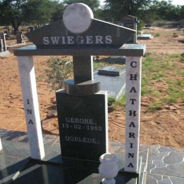 SWIEGERS Jan Hendrik 1945-2011 &amp; Ina Chatharina 1952-