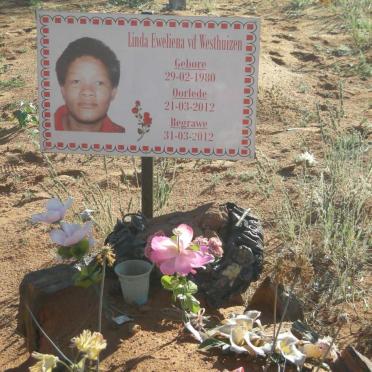 WESTHUIZEN Linda Eweliena, van der 1980-2012