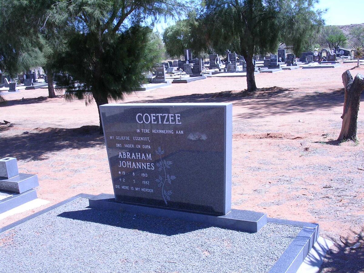 COETZEE Abraham Johannes 1913-82