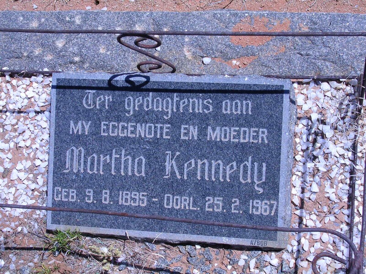 KENNEDY Martha 1895-1967