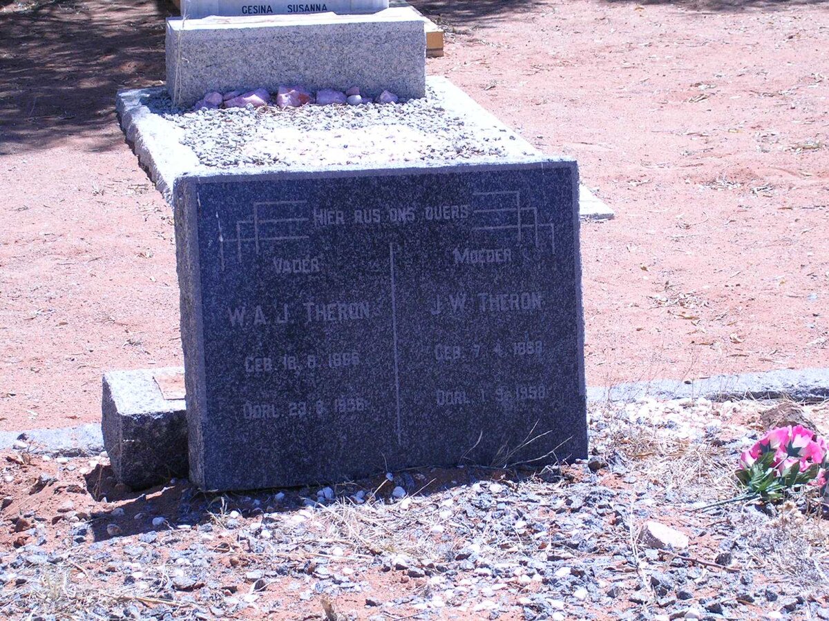 THERON W.A.J. 1888-1958 &amp; J.W. 1888-1958