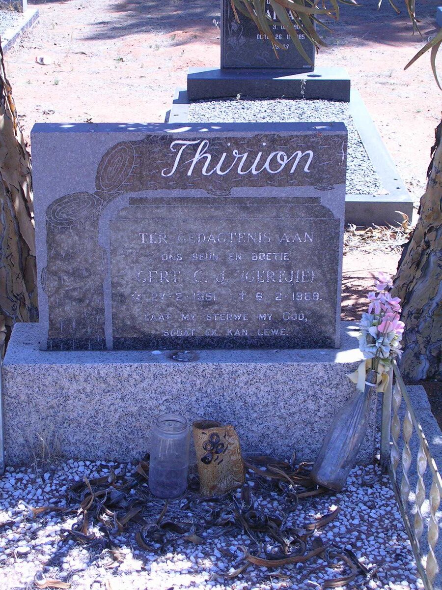 THIRION Gert C.J. 1951-1969