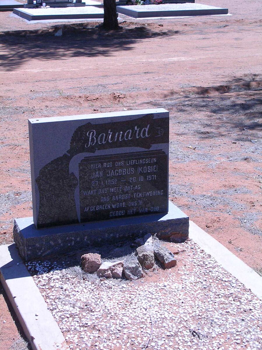 BARNARD Jan Jacobus 1952-1971