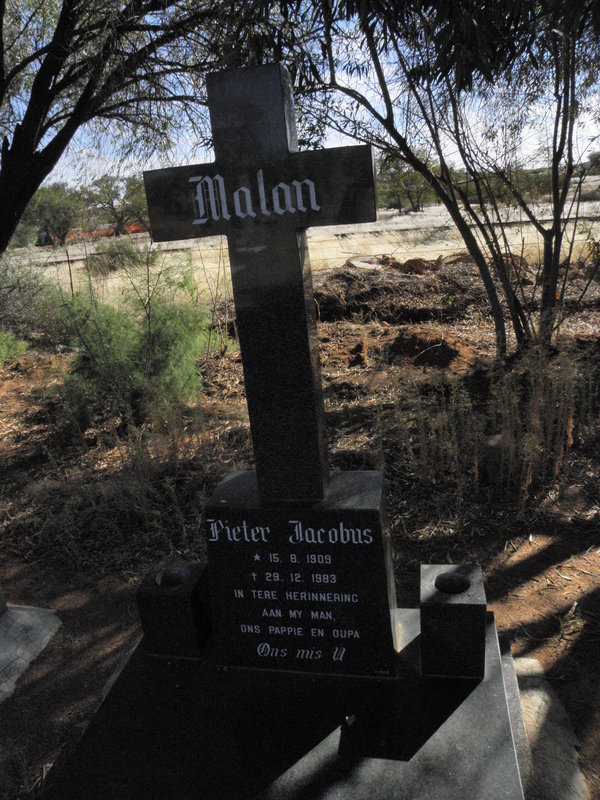 MALAN Pieter Jacobus 1909-1983