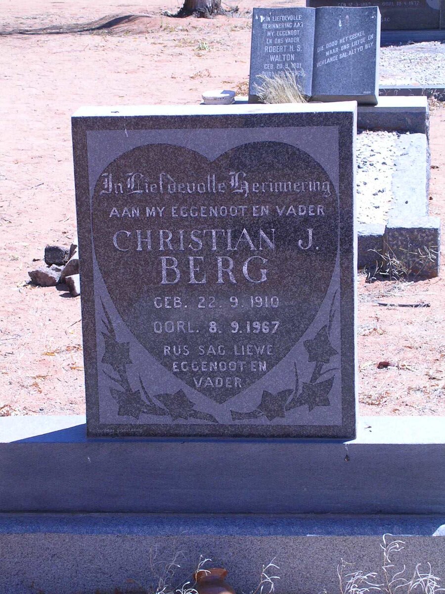 BERG Christian J. 1910-1967