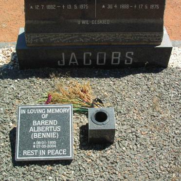 JACOBS Barend Albertus 1935-2004