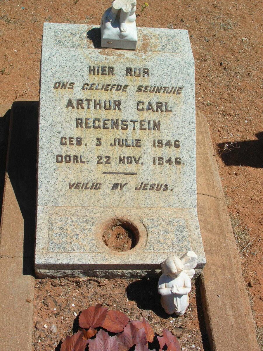 REGENSTEIN Arthur Carl 1946-1946