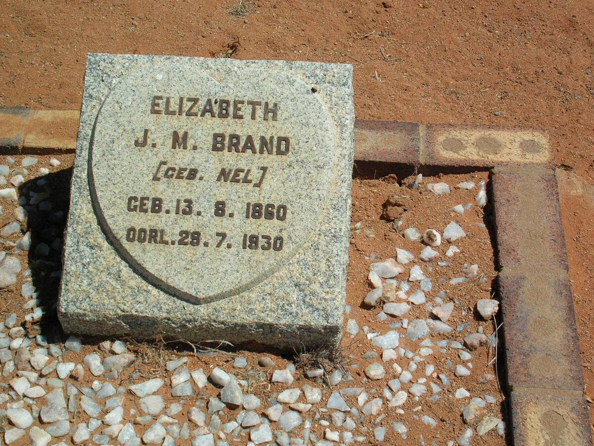 BRAND Elizabeth J.M. geb. NEL 1860-1930