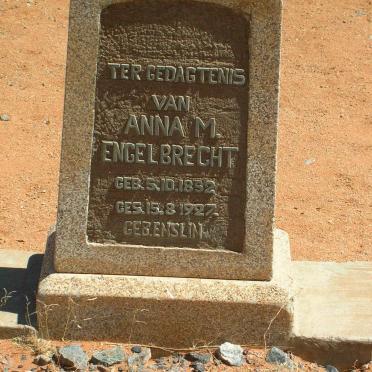 ENGELBRECHT Anna M. geb. ENSLIN 1852-1927