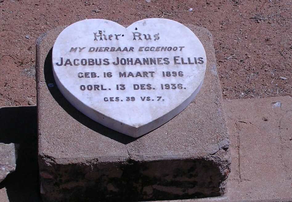 ELLIS Jacobus Johannes 1896-1936