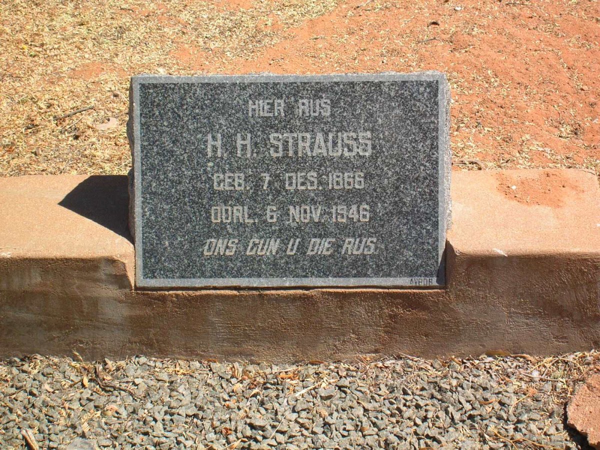 STRAUSS H.H. 1866-1946