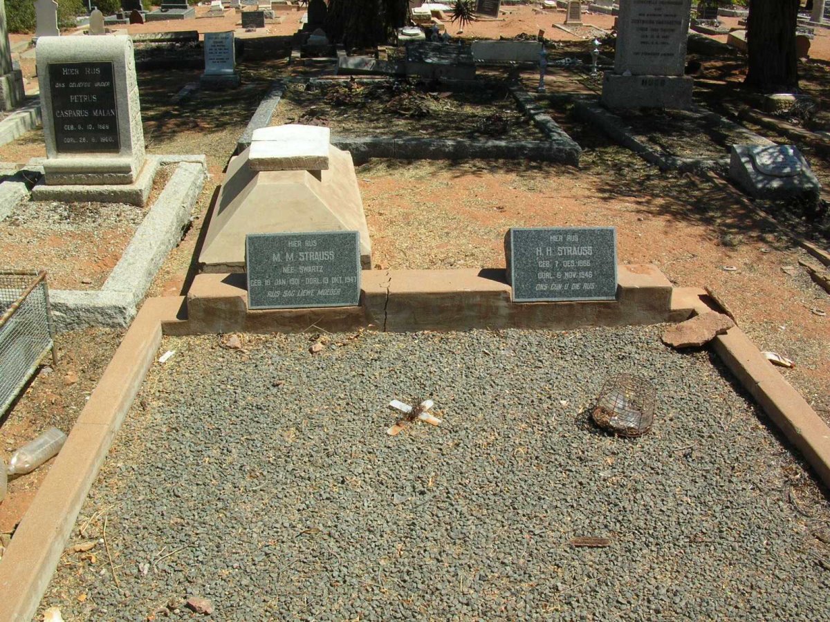 STRAUSS H.H. 1866-1946 &amp; M.M. SWARTZ 1901-1947