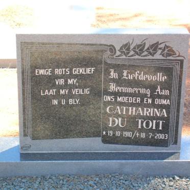 TOIT Catharina, du 1910-2003
