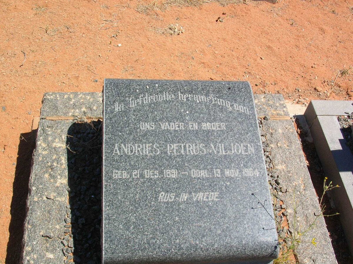 VILJOEN Petrus Andries 1891-1964