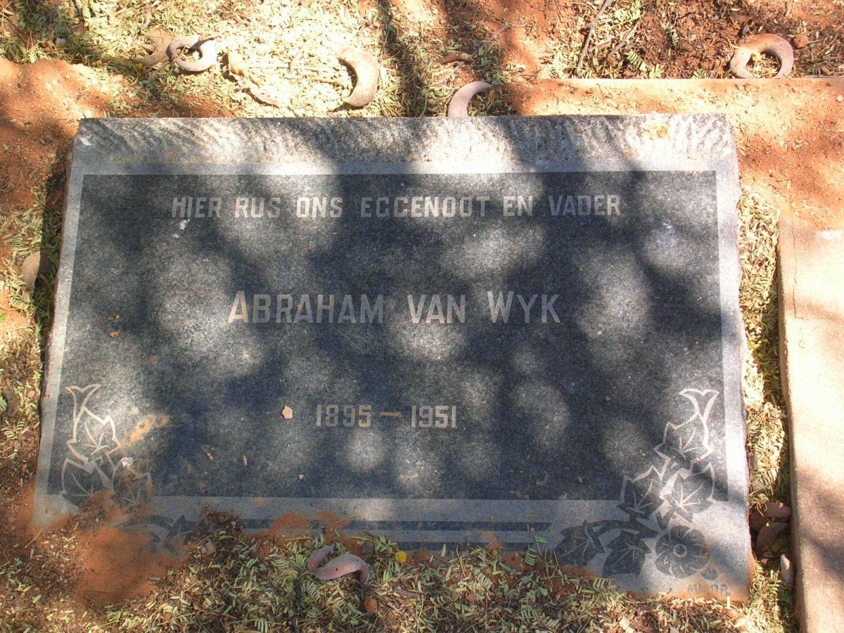 WYK Abraham, van 1895-1951