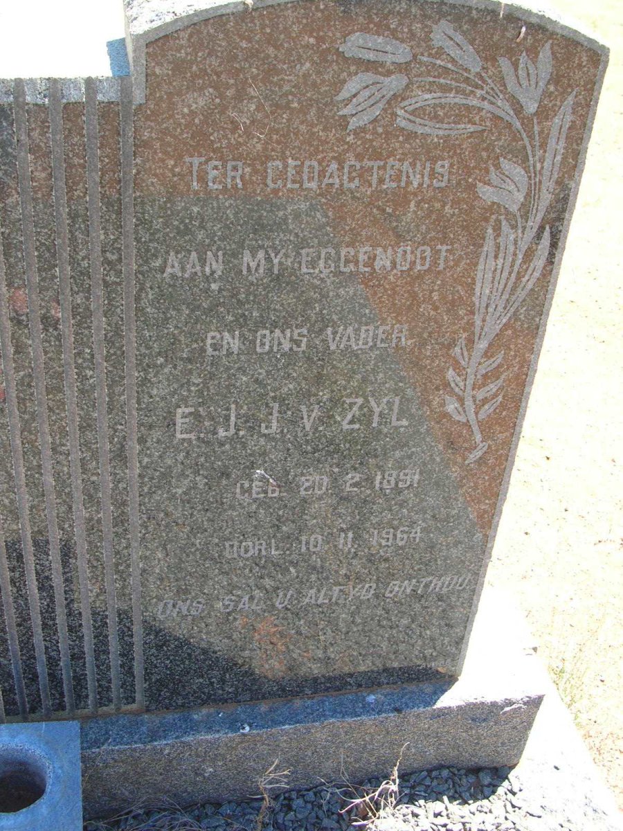 ZYL E.J.J., van 1891-1964