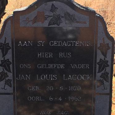 LACOCK Jan Louis 1870-1962