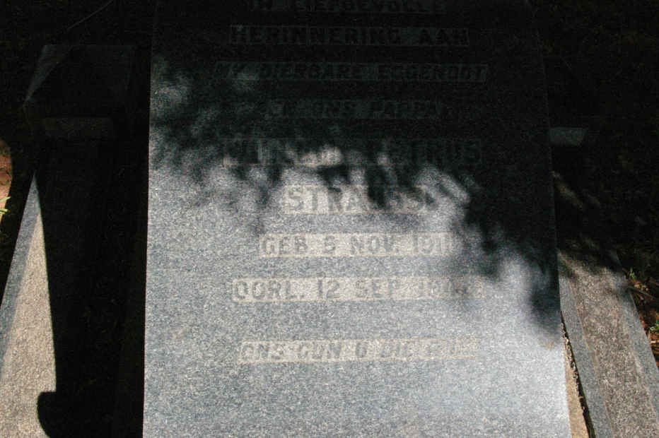 STRAUSS Willem Petrus 1911-1948