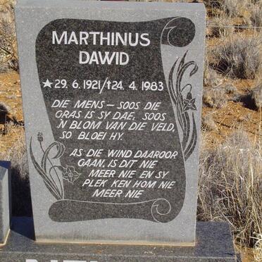 NEL Marthinus Dawid 1921-1983