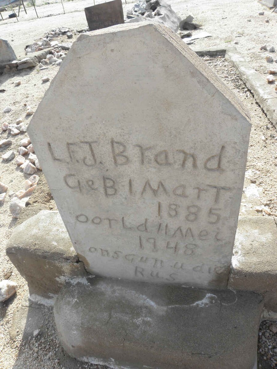 BRAND L.E.J. 1885-1948