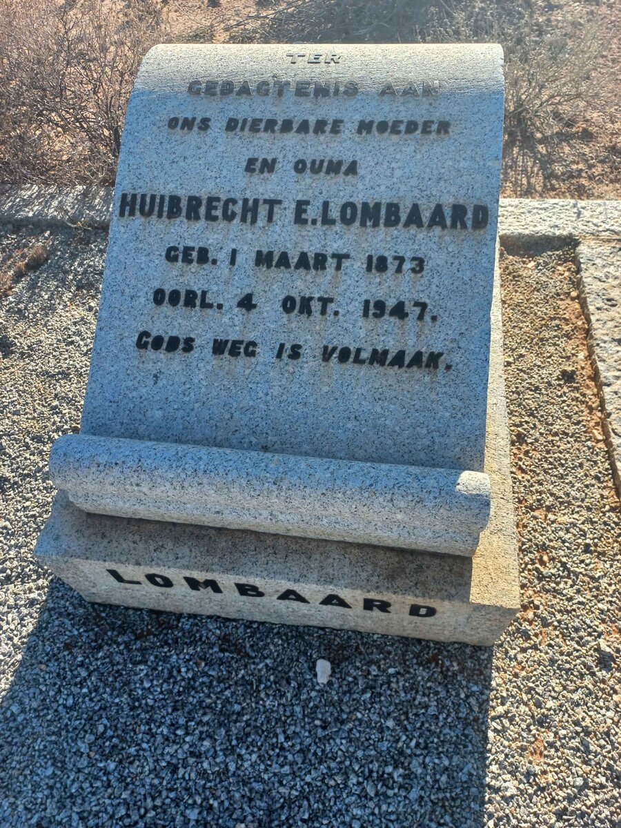 LOMBAARD Huibrecht E. 1873-1947