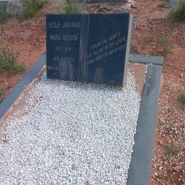BASSON Elsje Johanna Maria nee LOUW 1878-1971