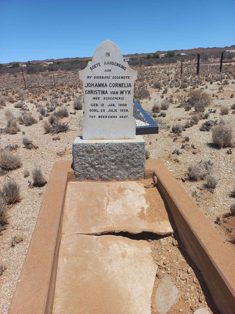 WYK Johanna Cornelia Christina, van nee SCHEEPERS 1908-1938