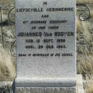 ROOYEN Johannes, van 1898-1954