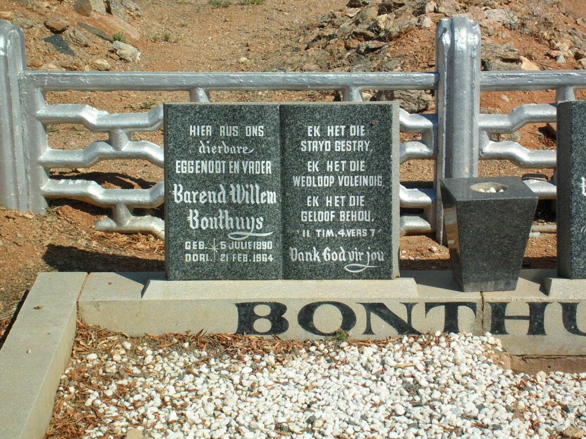 BONTHUYS Barend Willem 1890-1964