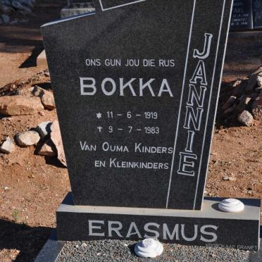 ERASMUS Jannie 1919-1983