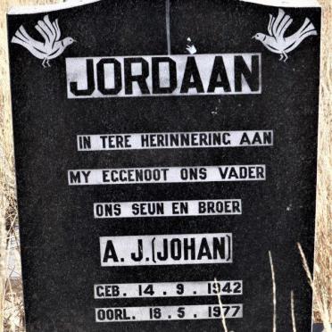 JORDAAN A.J. 1942-1977