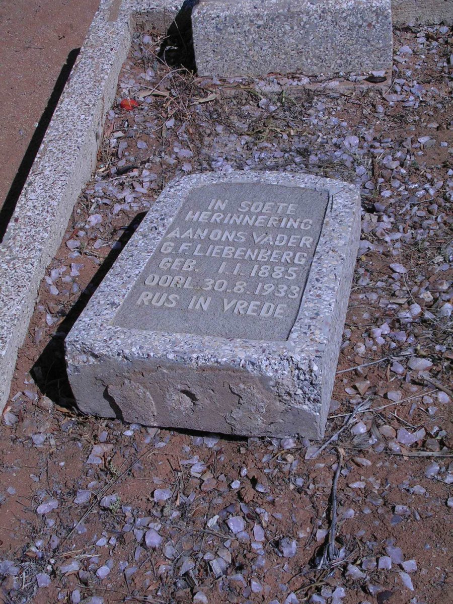 LIEBENBERG G.F. 1885-1933