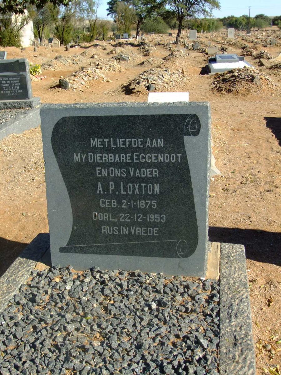 LOXTON A.P. 1875-1953