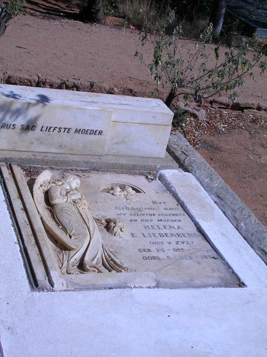 LIEBENBERG Helena E. nee VAN ZYL
