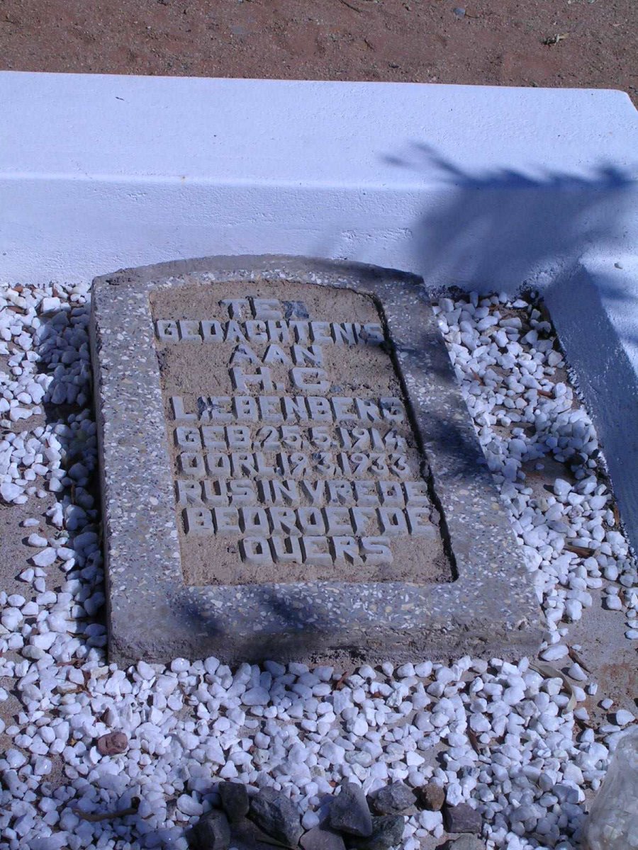 LIEBENBERG H.C. 1914-1933