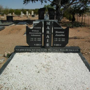 MARAIS Willem Sterrenberg Johannes 1913-1993 &amp; Hester Jacoba 1917-1997