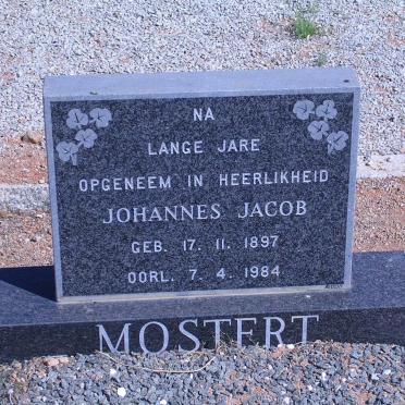 MOSTERT Johannes Jacob 1897-1984