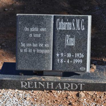 REINHARDT Catharina S.M.G. 1926-1999
