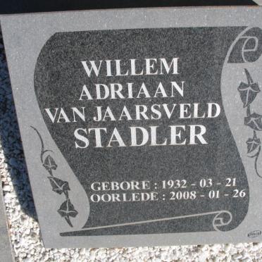STADLER Willem Adriaan van Jaarsveld 1932-2008