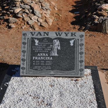 WYK Anna Francina, van 1951-2007