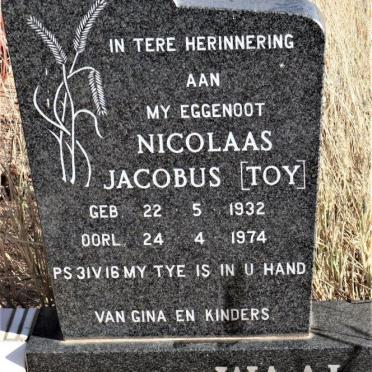 WAAL Nicolaas Jacobus, de 1932-1974